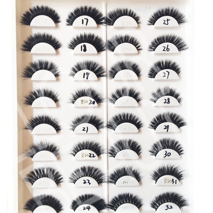 Wholesale private label cheap horse artificial eyelashes ES105